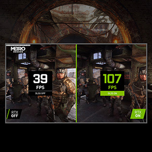 GET FASTER PERFORMANCE WITH NVIDIA DLSS