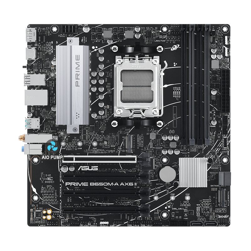 Prime motherboard with AIO Pump