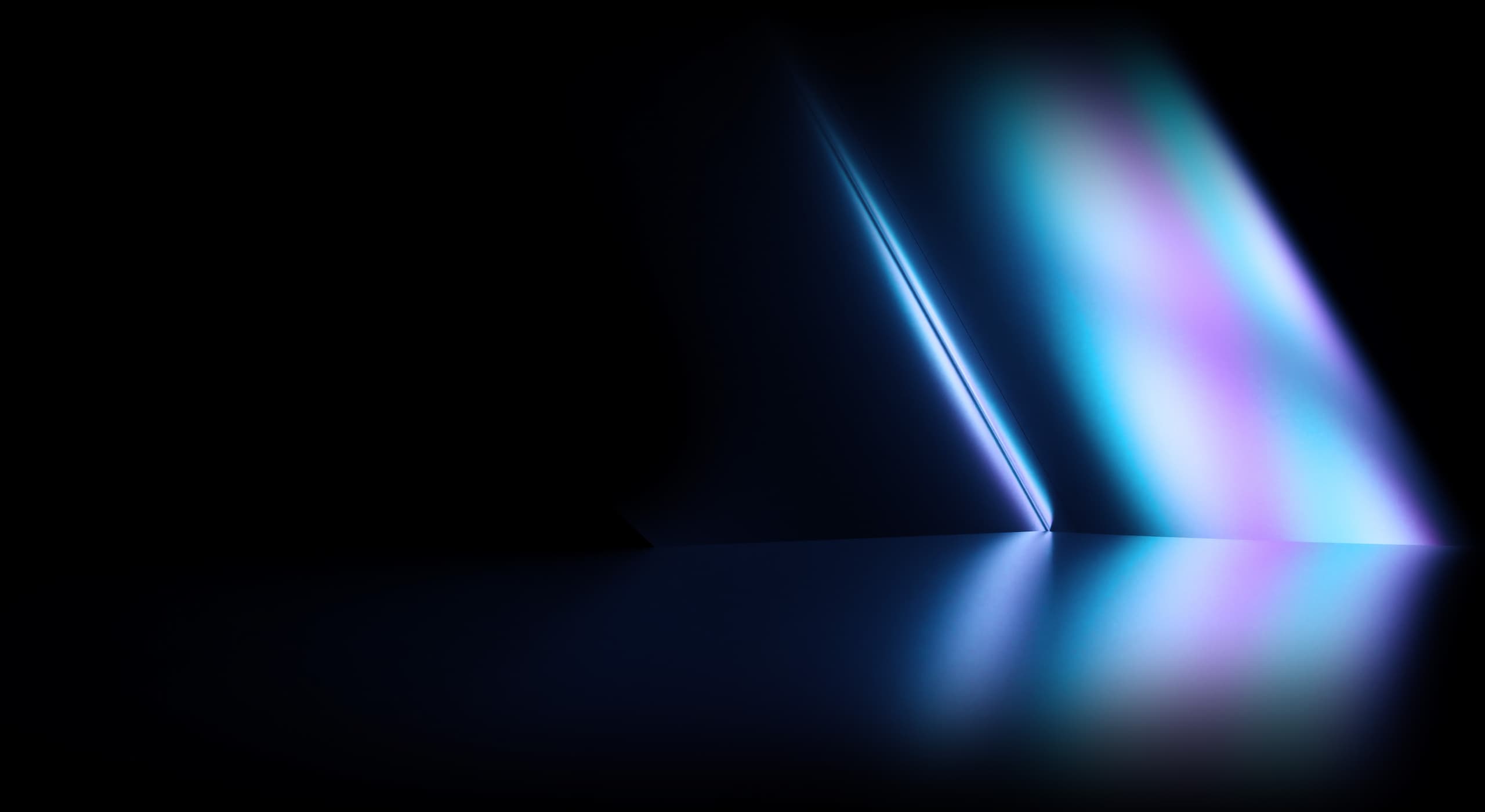 The background of blue blur light
