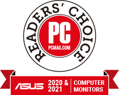 Award icon of reader’s choice from PC mag