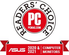 Award icon of reader's choice from PC mag