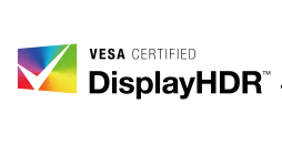 經 VESA 認證的 DisplayHDR 400 功能圖示