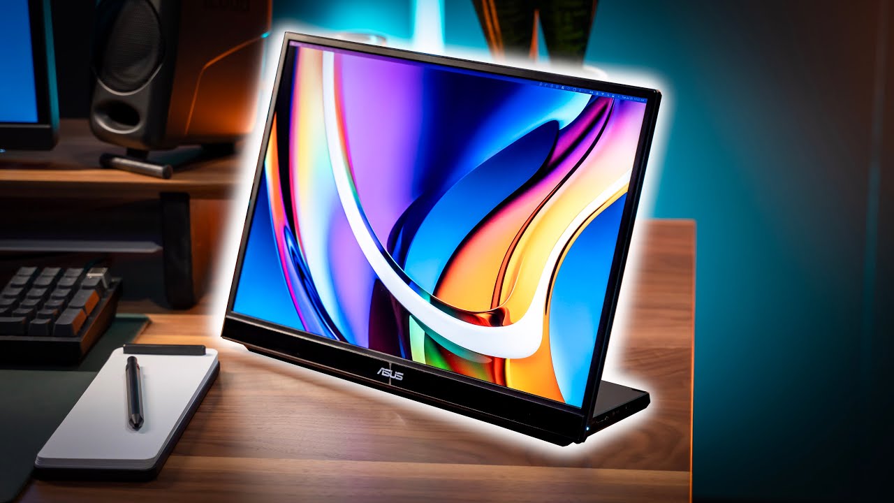 Thumbnail image of the Mike Wat's video, The BEST Upgrade for my Desk Setup in 2023! Monitor portátil ASUS MB16QHG