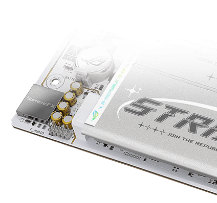 The Strix B850-G motherboard features SupremeFX audio.