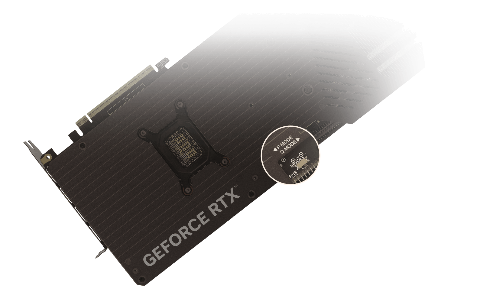 ASUS GeForce RTX 5080 Noctua Edition Dual BIOS switch