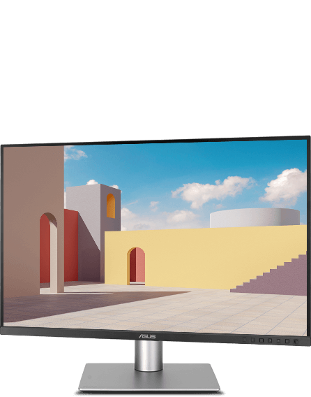 Monitor ProArt má ergonomicky navržený stojan umožňující nastavení natočení