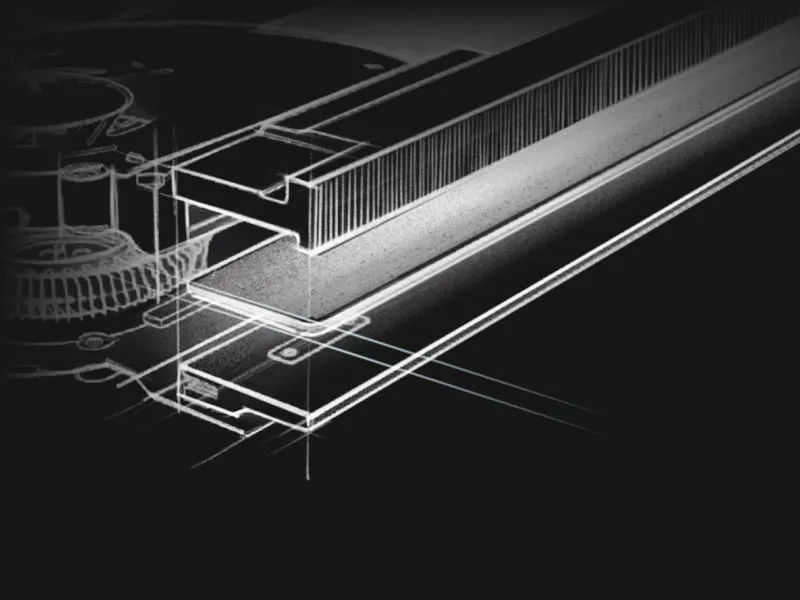 A sketch of a Close-up image of the SCAR laptop’s cooling solution.