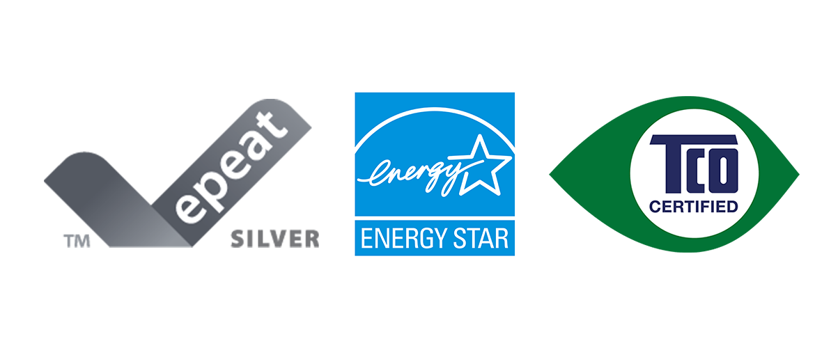 EPEAT Silver, Energy Star and TCO icon