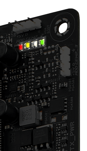 ROG Strix B660-G Gaming WiFi оснащена індикаторами Q-LED