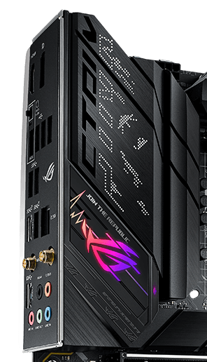 ROG Strix B660-G Gaming WiFi features PRE-MOUNTED I/O SHIELD