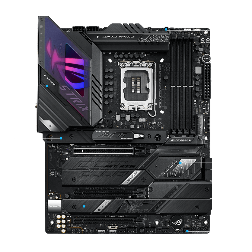 ROG Strix Z790-E cooling specifications