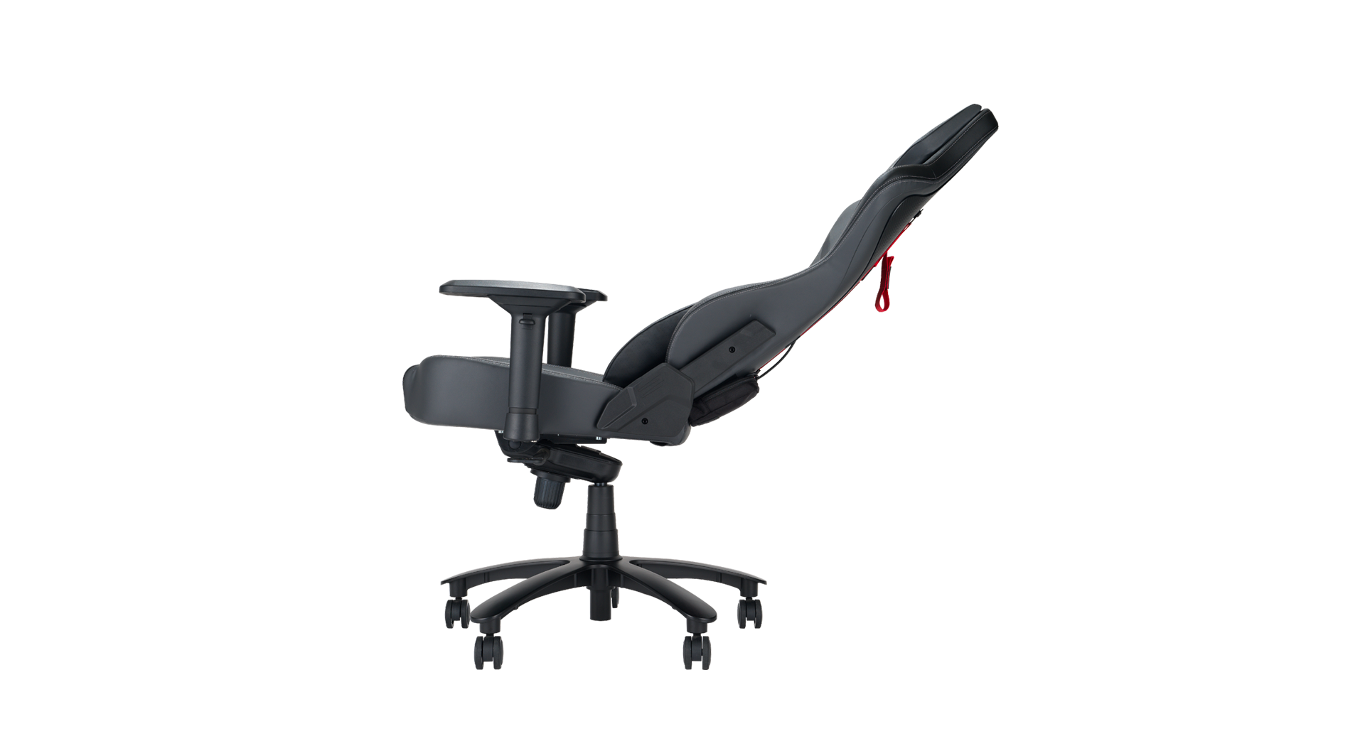 ROG Chariot X gaming chair sliding in motion - side view