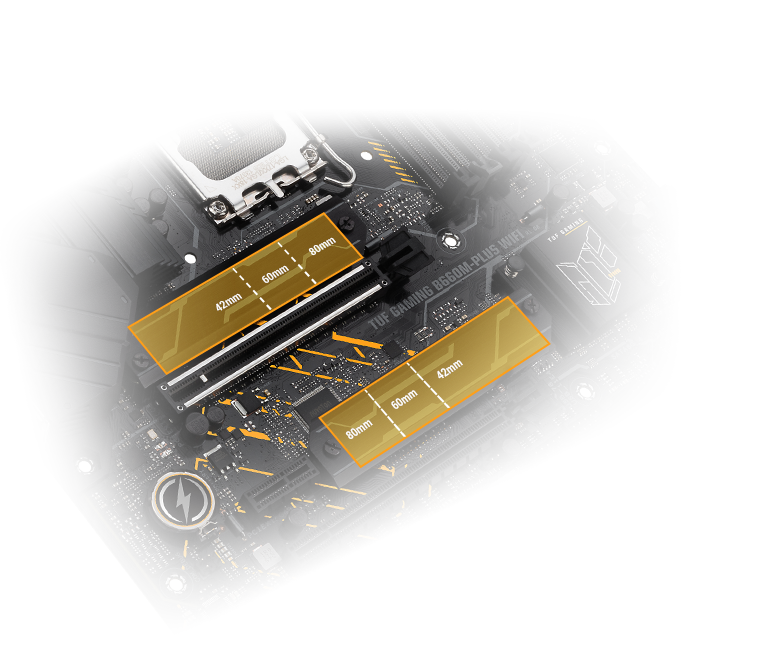 M.2_1 and M.2_3 support 22110, and M.2_2 and M.2_4 support type 2280.