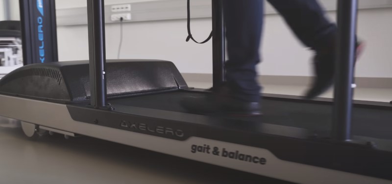 Neurorehabilitation equipment for neurologically impaired patients, with their flagship product being the Axelero gait and balance training device.