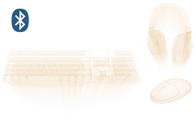 Dispositivos inalámbricos con Bluetooth 5.2.