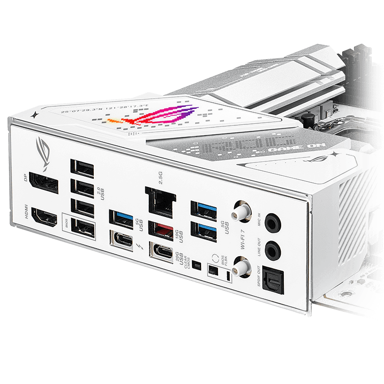 The Strix  B860-G features DUAL USB4® PORTS