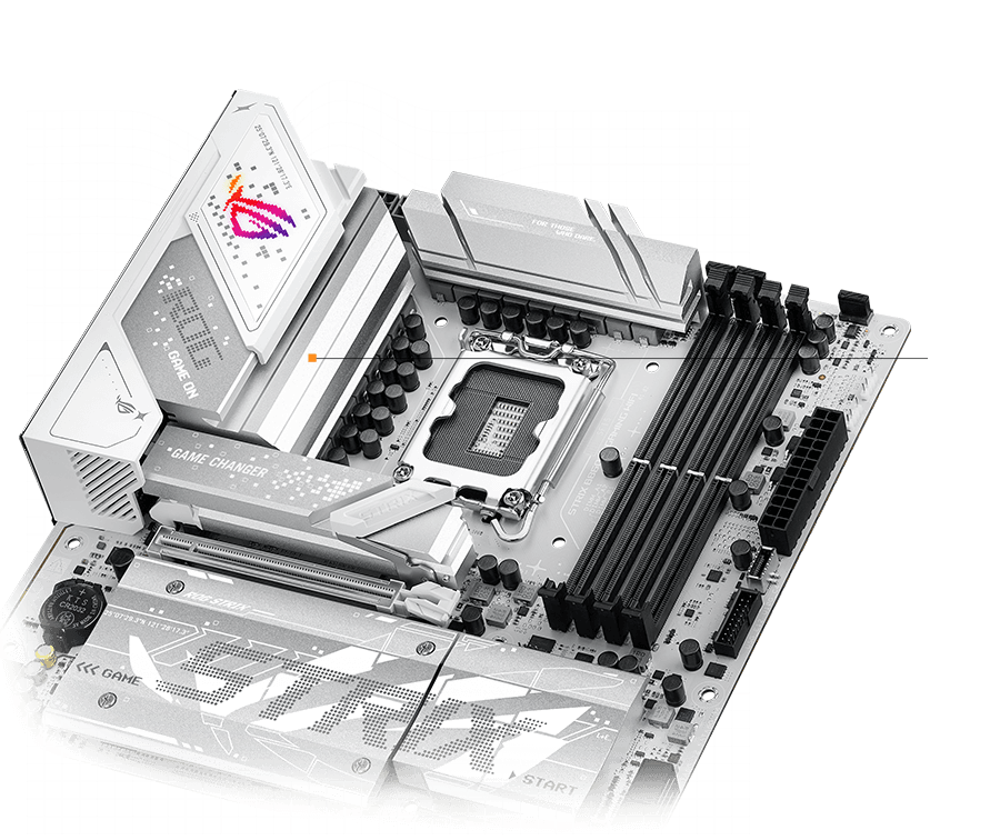 Strix  B860-G VRM cooling design layout