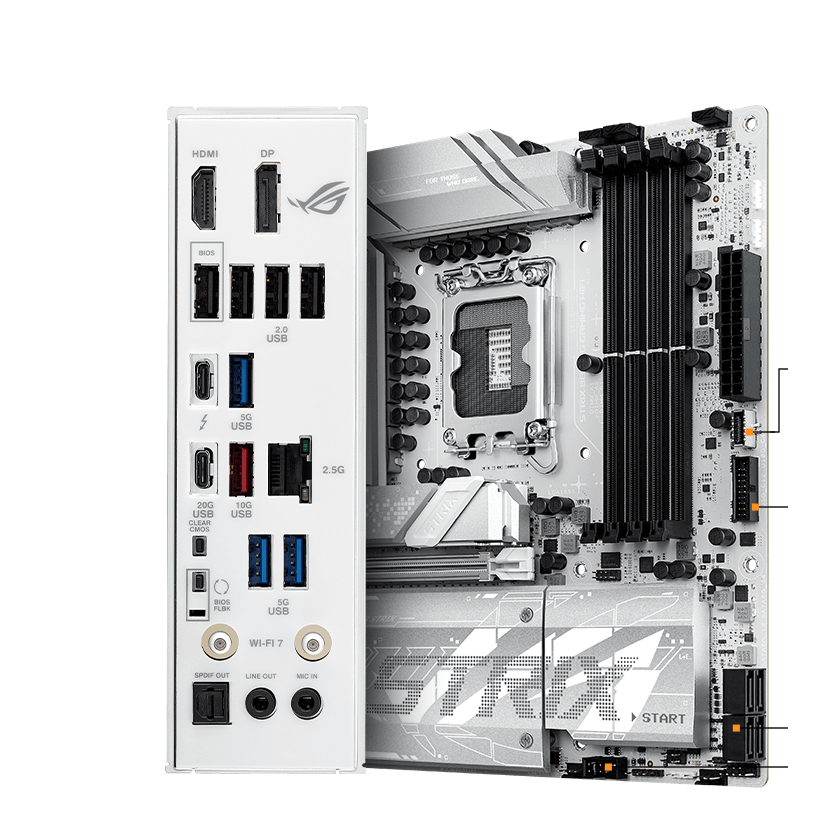 Strix  B860-G connectivity specifications