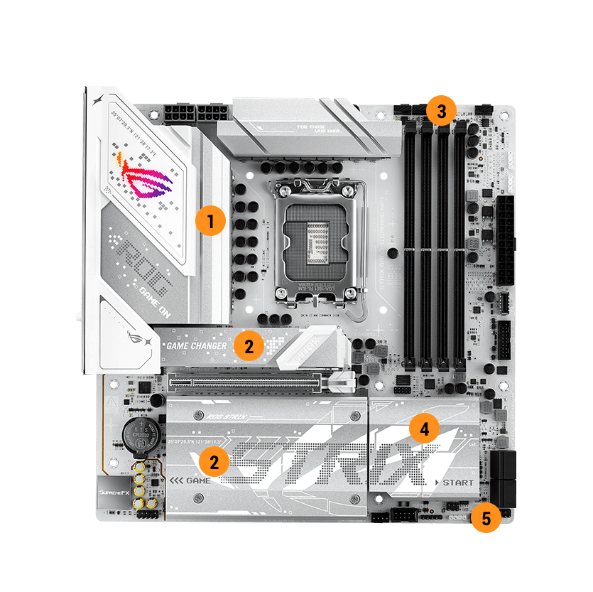 Strix  B860-G cooling specifications