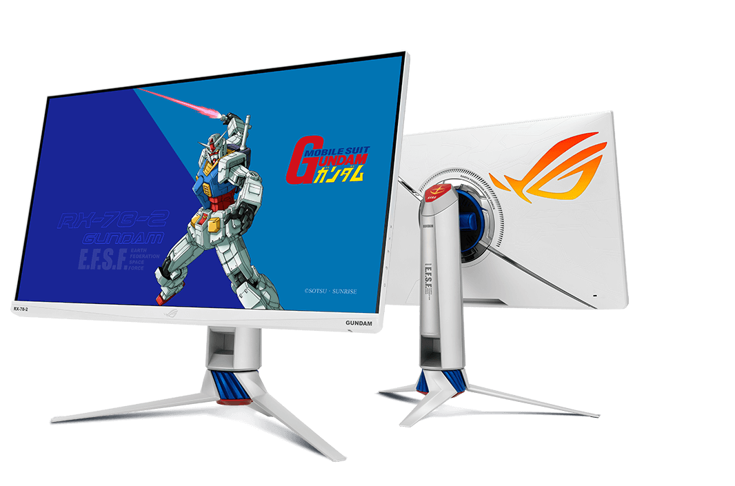 ASUSのExtasus ガンダム　モニター