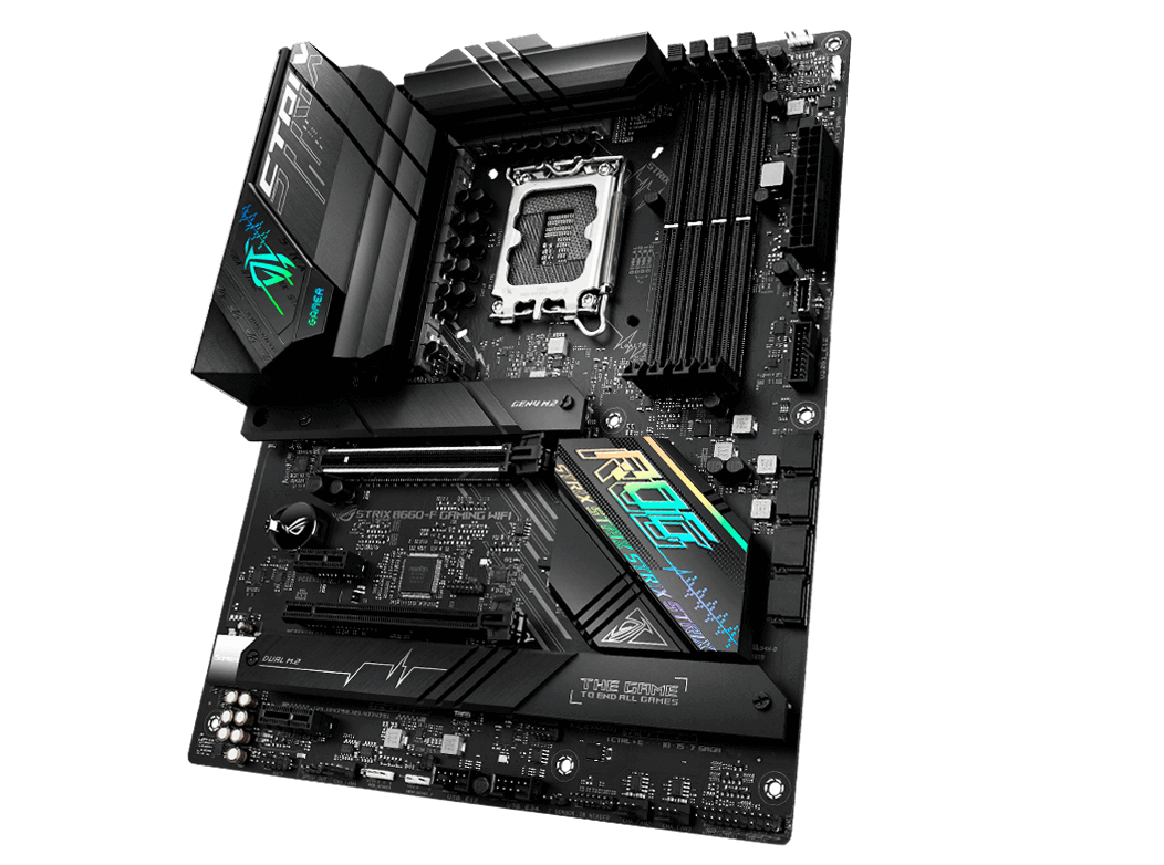 ROG Strix B660-F Gaming 正面圖