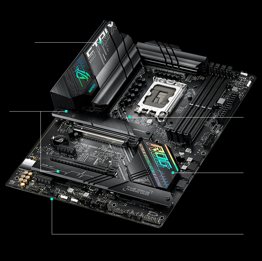 ROG STRIX B660-F GAMING WIFI | Gaming motherboards｜ROG - Republic 