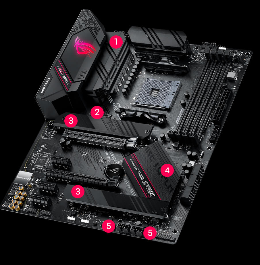 Gaming Mainboard ROG STRIX B550-F GAMING (WI-FI) | ASUS
