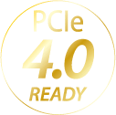 支援 PCIe 4.0