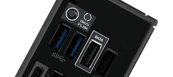 ROG Strix B550-F Gaming WiFi II with Clr CMOS button and BIOS FlashBack