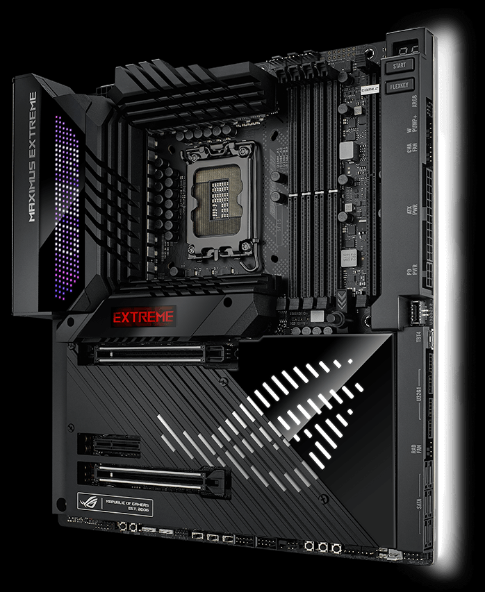 De ROG Maximus Z790 Extreme is voorzien van Aura Sync.