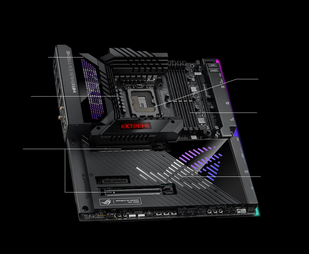 Caractéristiques de performance de la ROG Maximus Z790 Extreme