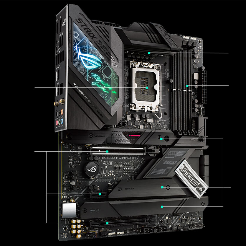 ROG STRIX Z690-F GAMING WIFI | Gaming motherboards｜ROG - Republic