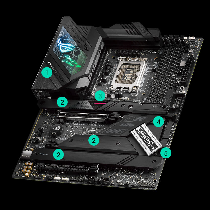 ROG STRIX Z690-F GAMING WIFI | Gaming motherboards｜ROG