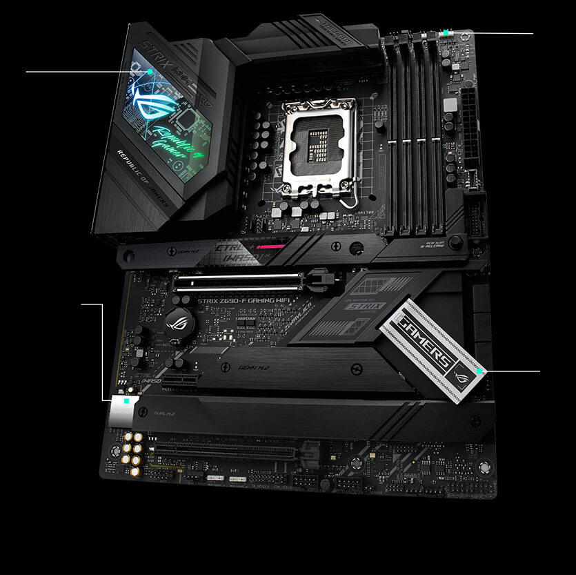 ROG STRIX Z690-F GAMING WIFI | Gaming motherboards｜ROG - Republic 