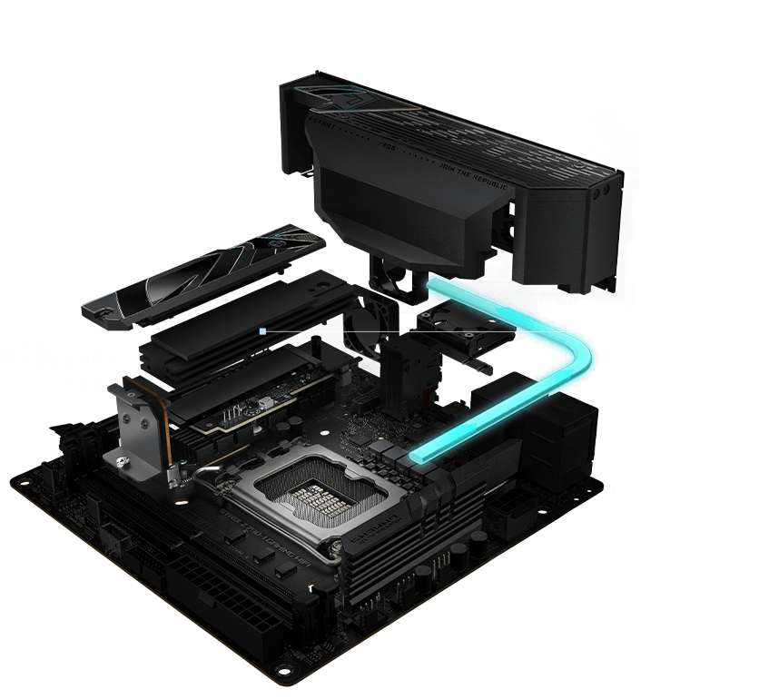 ROG Strix Z790-I M.2 combo-sink