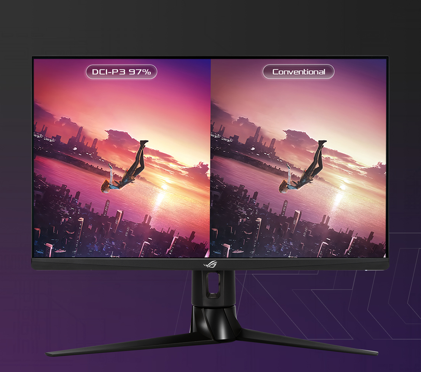 ASUS ROG Strix 27” 1440P EVA EDITION HDR Gaming Monitor (XG27AQM-G) - QHD  (2560 x 1440), Fast IPS, 270Hz, 0.5ms, Extreme Low Motion Blur Sync, G-SYNC