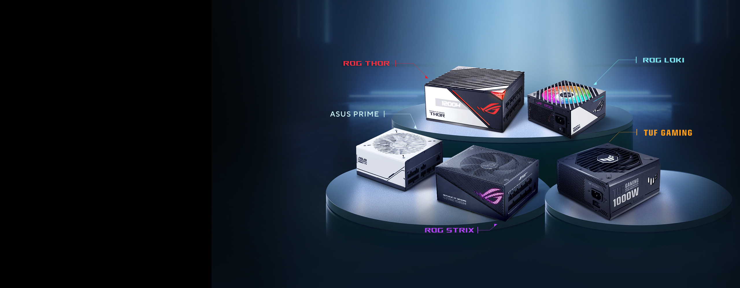 Alimentations recommandées pour la carte graphique ROG RTX™ 40 series