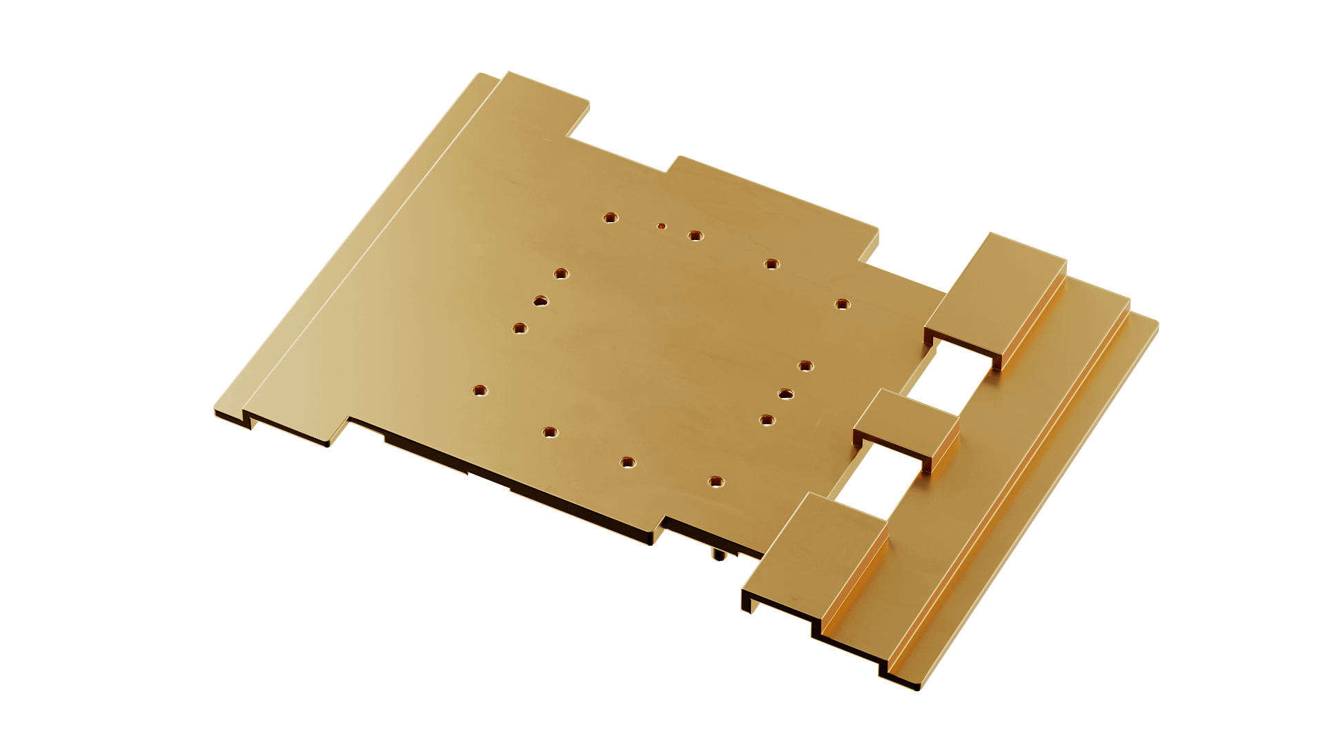 Full-coverage coldplate on PCB