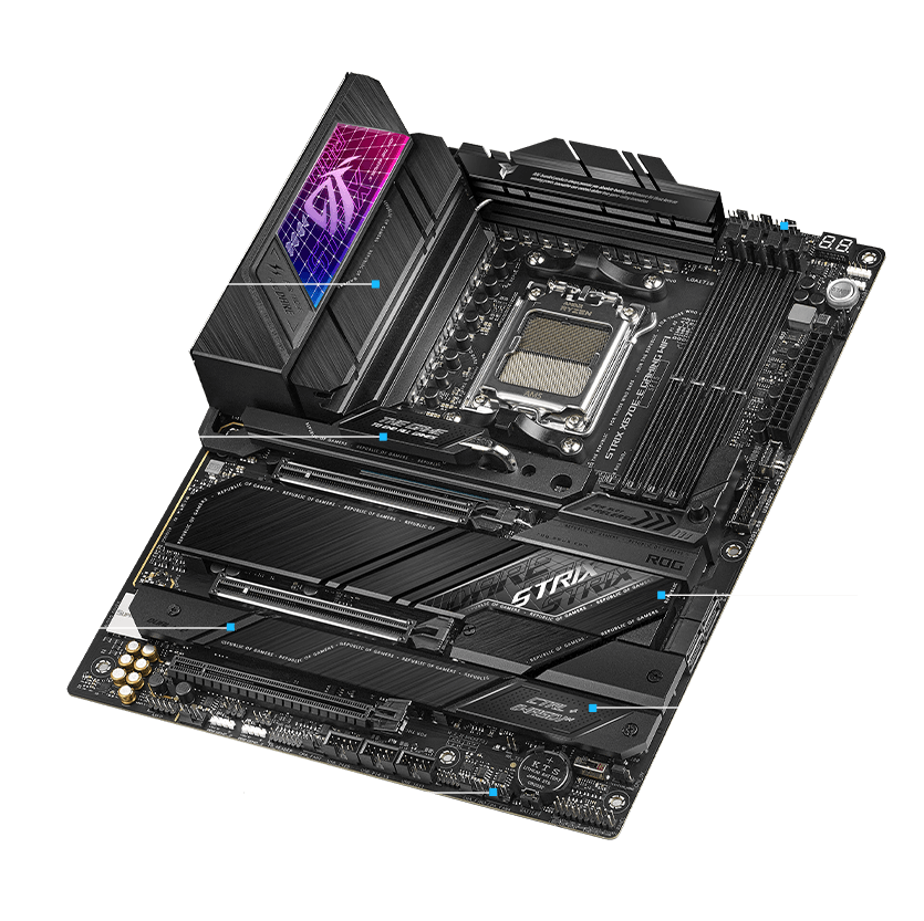 ROG Strix X670E-E cooling specifications