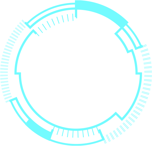 The decorative image of circle for gpu