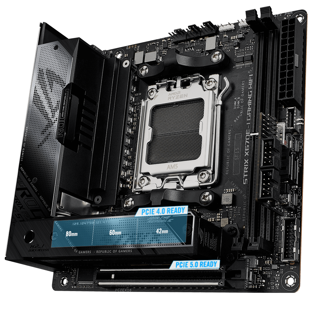 ROG STRIX X670E-I GAMING WIFI | Gaming motherboards｜ROG