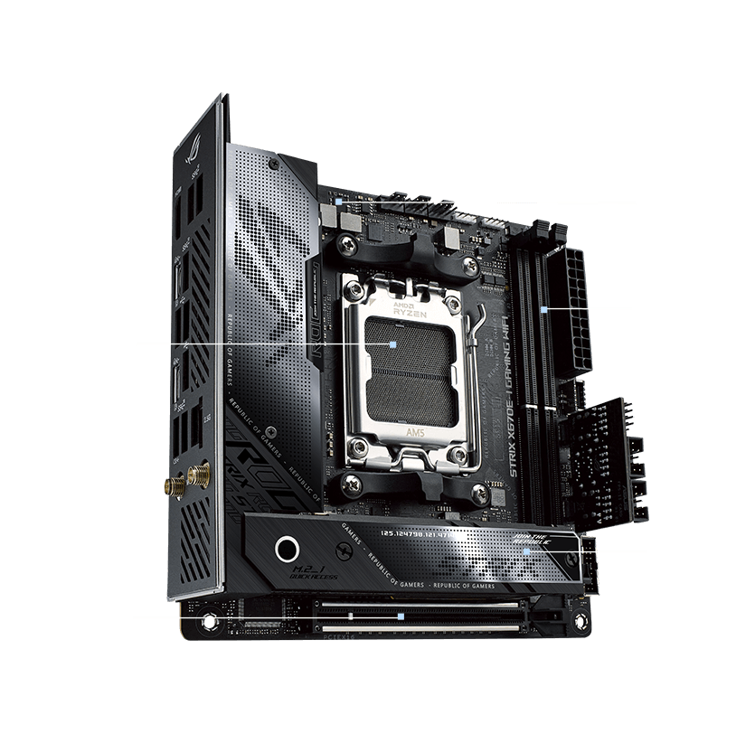 Asus ROG Strix X670E-I Gaming WiFi Review: The Best Ryzen 7000 Mini-ITX  Motherboard?