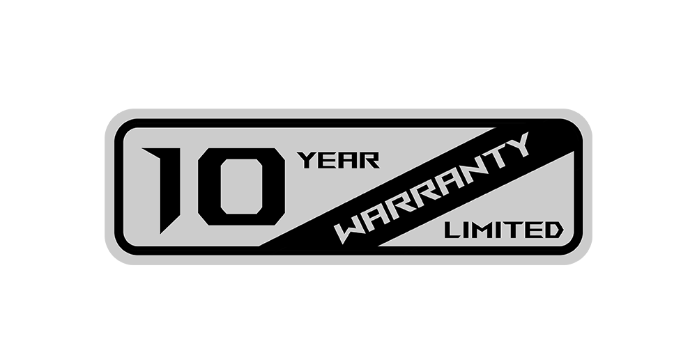 10-year warranty logo