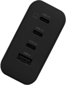 Le haut du chargeur ROG 140W USB-C GaN