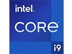 青いボックスのIntel Core i9ロゴ