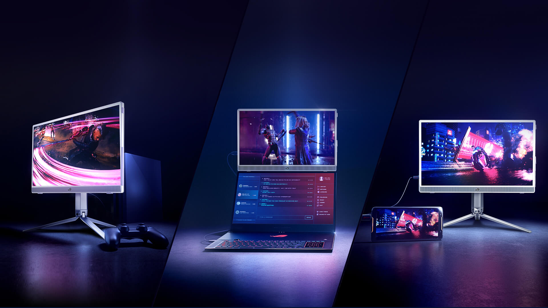 ROG Strix XG16AHP-W | Gaming monitors｜ROG - Republic of