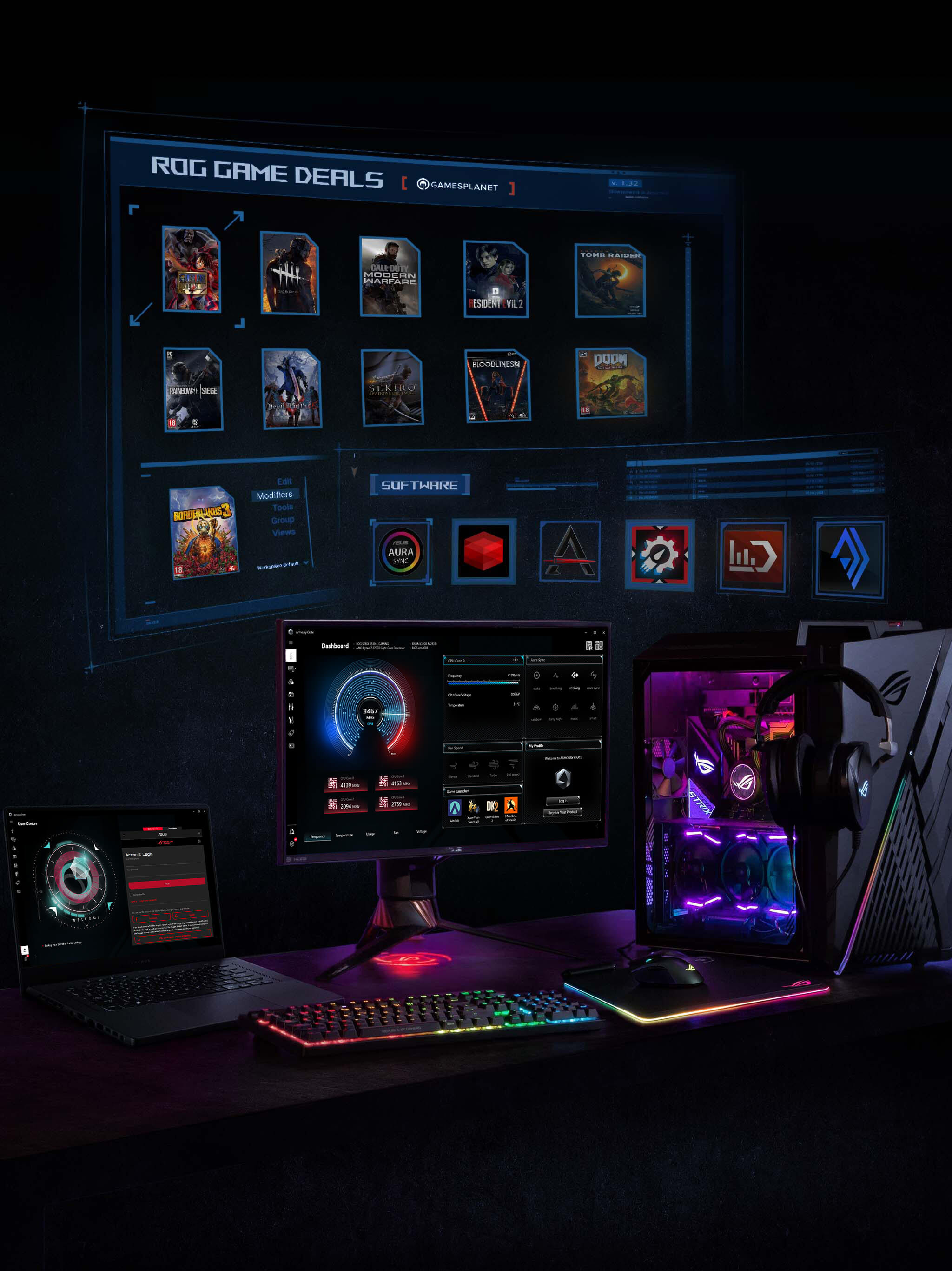 armoury crate asus tuf download