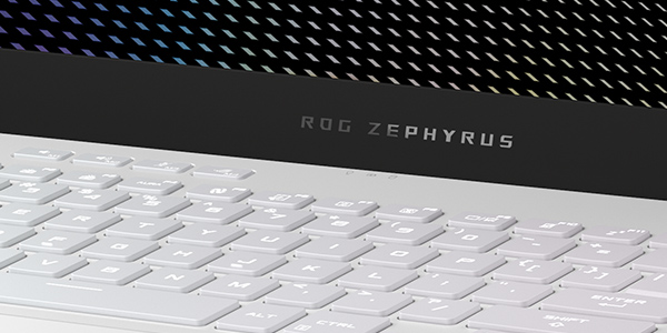 Obrázek ukazující design notebooku ROG Zephyrus G15