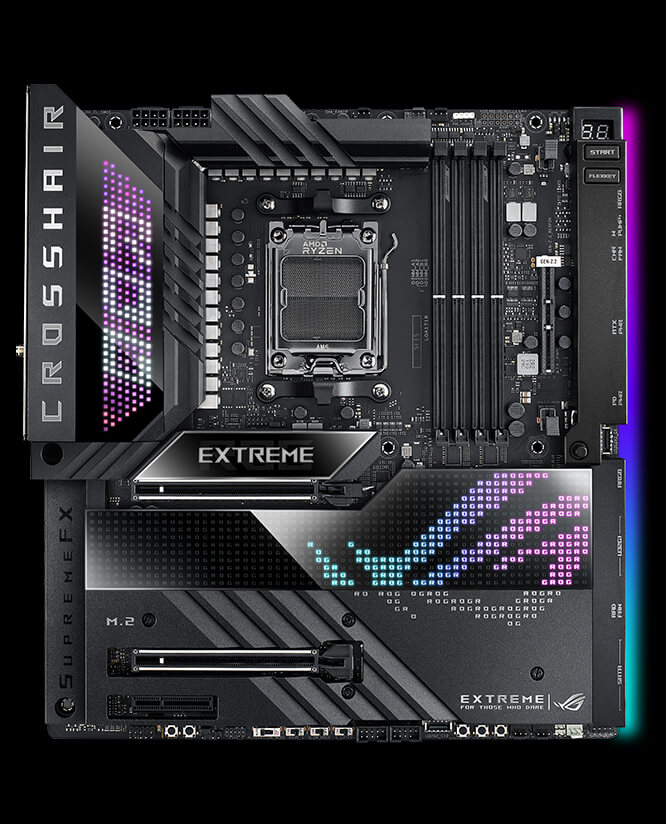 La gestion thermique et la zone de Water-Cooling de la ROG Crosshair X670E Extreme