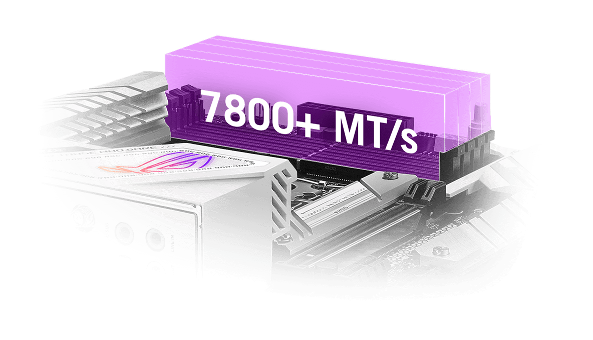 The Strix B760-G lets you overclock memory up to 5333+ MT/s.